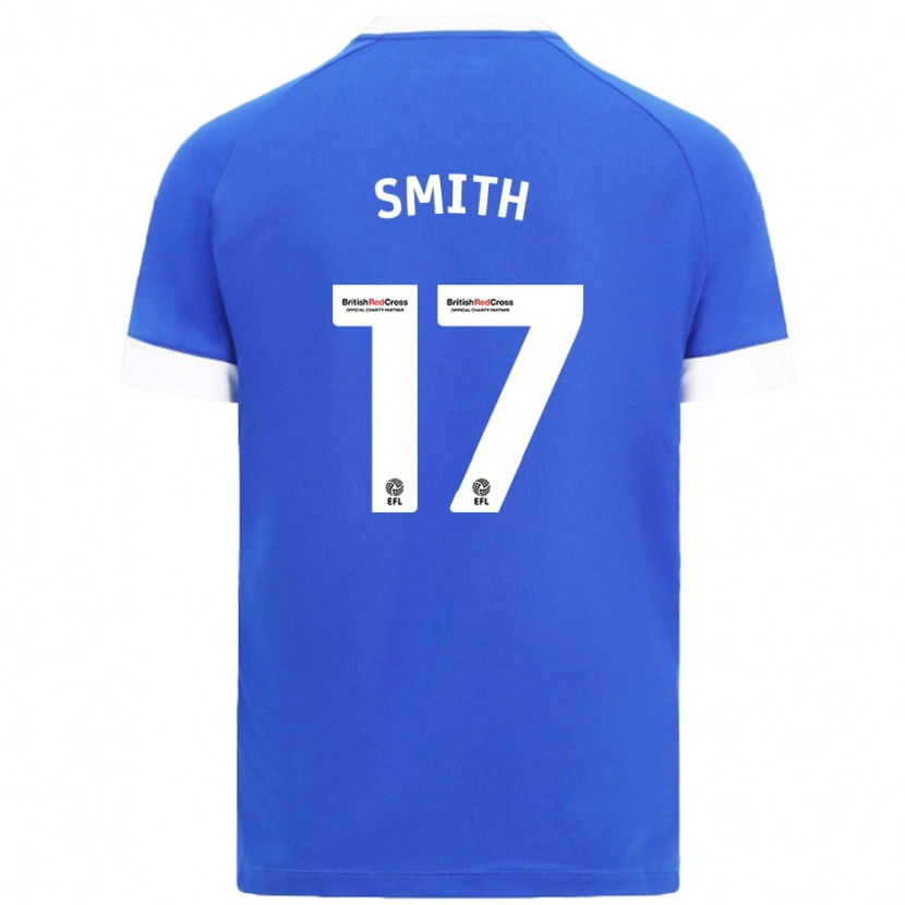 Danxen Niño Camiseta Hollie Smith #17 Azul Cielo 1ª Equipación 2024/25 La Camisa