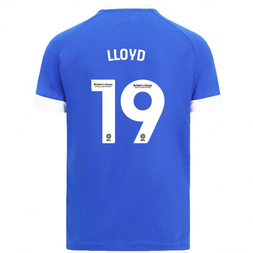 Danxen Niño Camiseta Madison Lloyd #19 Azul Cielo 1ª Equipación 2024/25 La Camisa