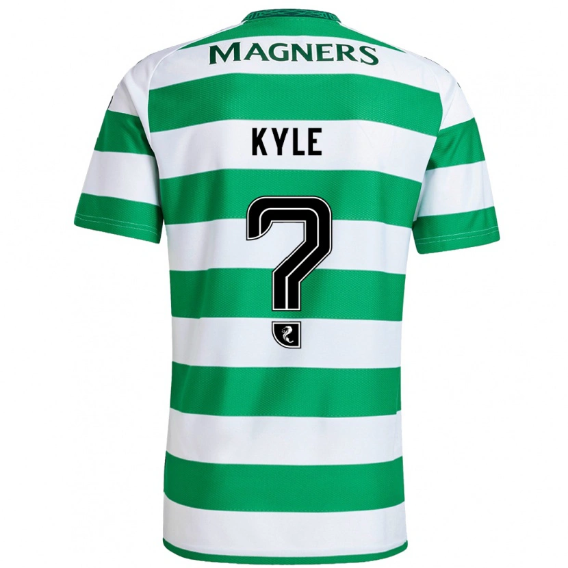 Danxen Niño Camiseta Andrew Kyle #0 Verde Blanco 1ª Equipación 2024/25 La Camisa