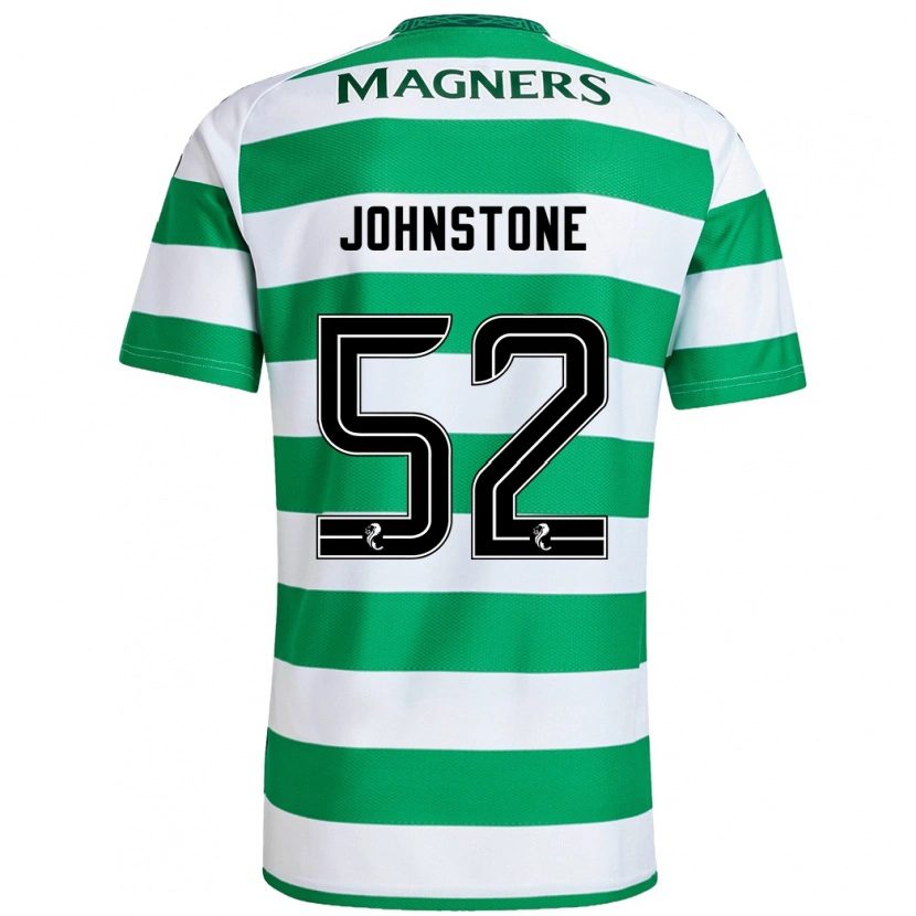 Danxen Niño Camiseta Rachael Johnstone #52 Verde Blanco 1ª Equipación 2024/25 La Camisa