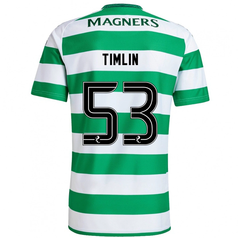 Danxen Niño Camiseta Sophie Timlin #53 Verde Blanco 1ª Equipación 2024/25 La Camisa