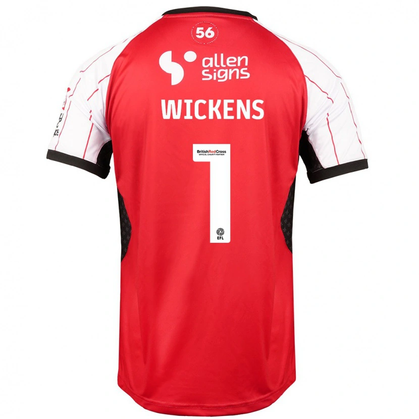 Danxen Niño Camiseta George Wickens #1 Blanco 1ª Equipación 2024/25 La Camisa