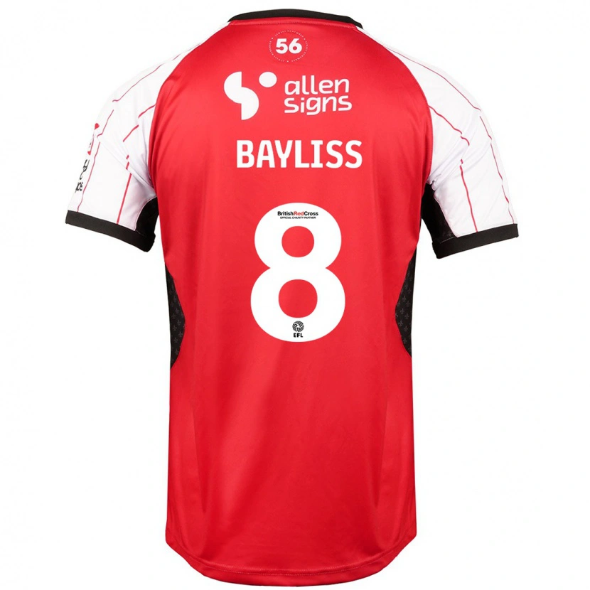 Danxen Niño Camiseta Tom Bayliss #8 Blanco 1ª Equipación 2024/25 La Camisa