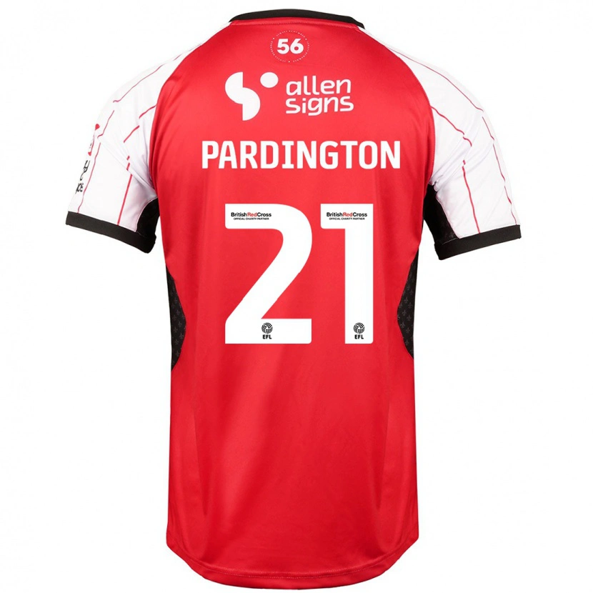 Danxen Niño Camiseta Jamie Pardington #21 Blanco 1ª Equipación 2024/25 La Camisa