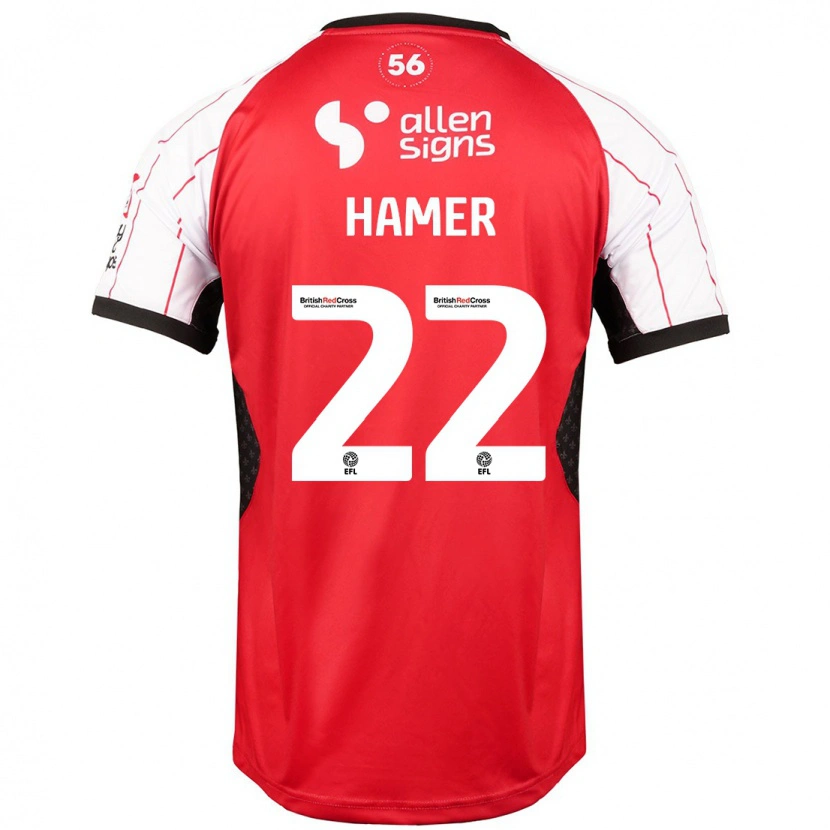 Danxen Niño Camiseta Tom Hamer #22 Blanco 1ª Equipación 2024/25 La Camisa