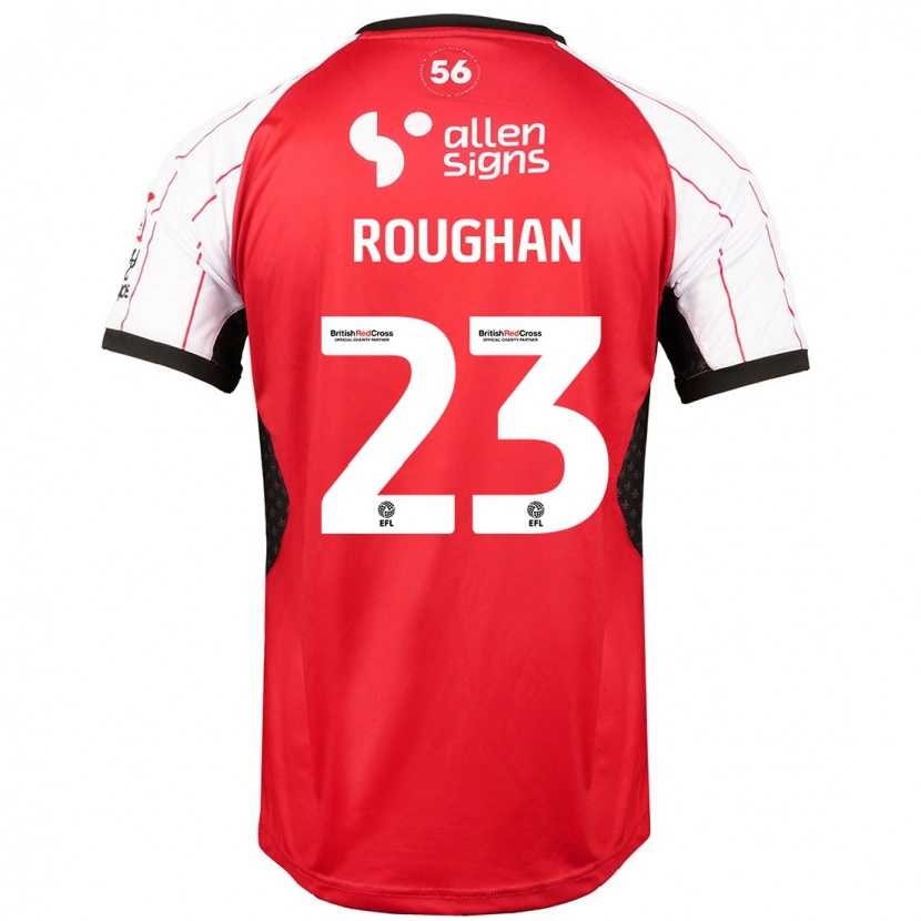 Danxen Niño Camiseta Sean Roughan #23 Blanco 1ª Equipación 2024/25 La Camisa