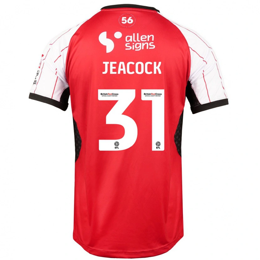 Danxen Niño Camiseta Zach Jeacock #31 Blanco 1ª Equipación 2024/25 La Camisa