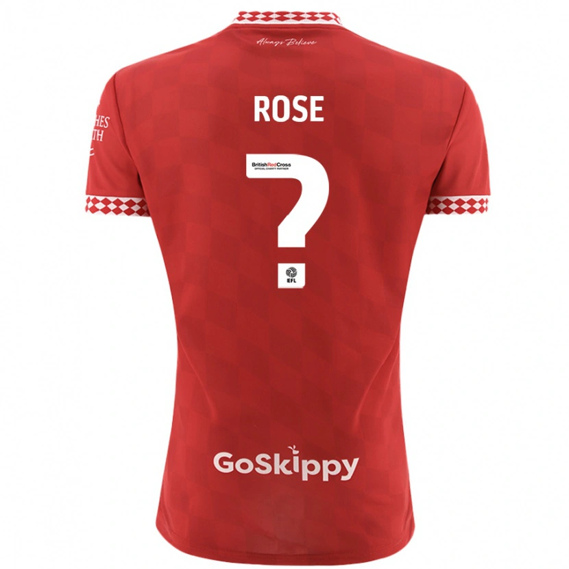 Danxen Niño Camiseta Marley Rose #0 Rojo 1ª Equipación 2024/25 La Camisa