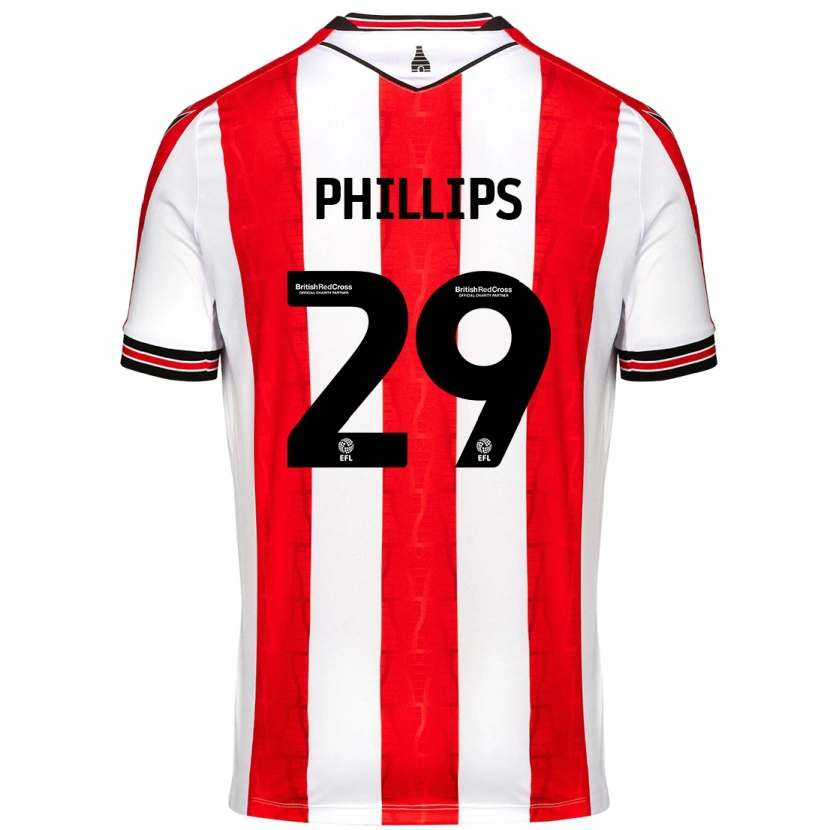 Danxen Niño Camiseta D'margio Wright-Phillips #29 Rojo Blanco 1ª Equipación 2024/25 La Camisa