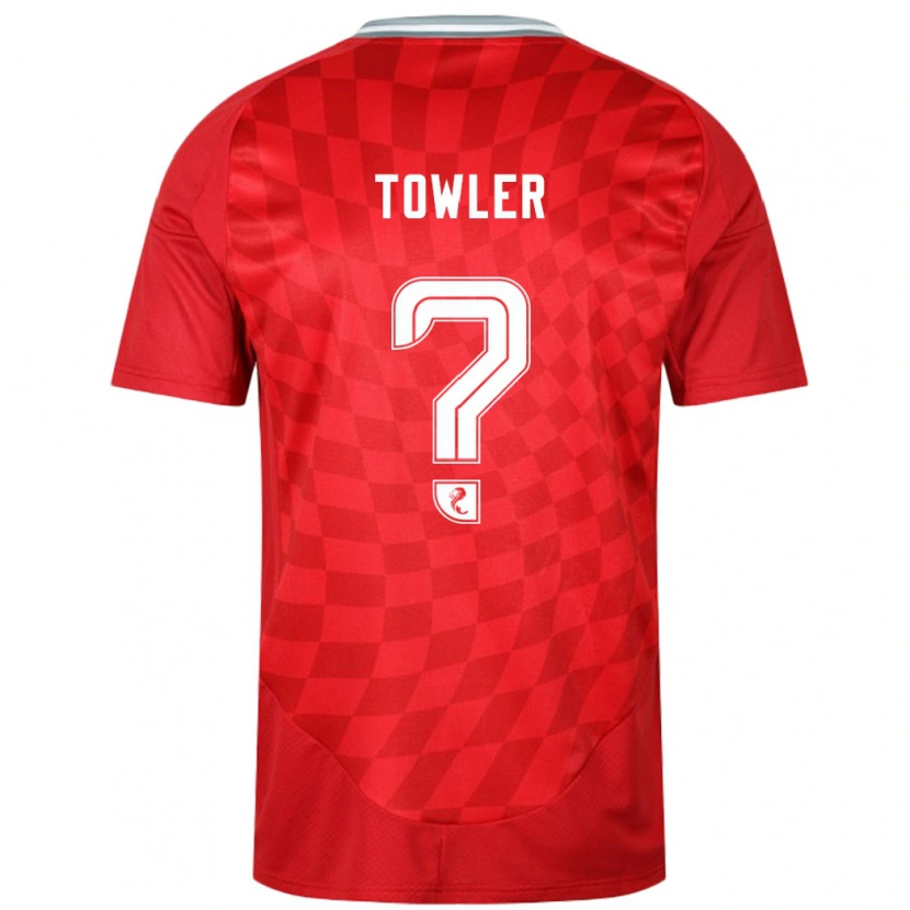 Danxen Niño Camiseta Evan Towler #0 Rojo 1ª Equipación 2024/25 La Camisa