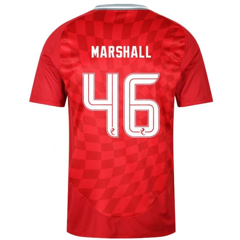 Danxen Niño Camiseta Findlay Marshall #46 Rojo 1ª Equipación 2024/25 La Camisa