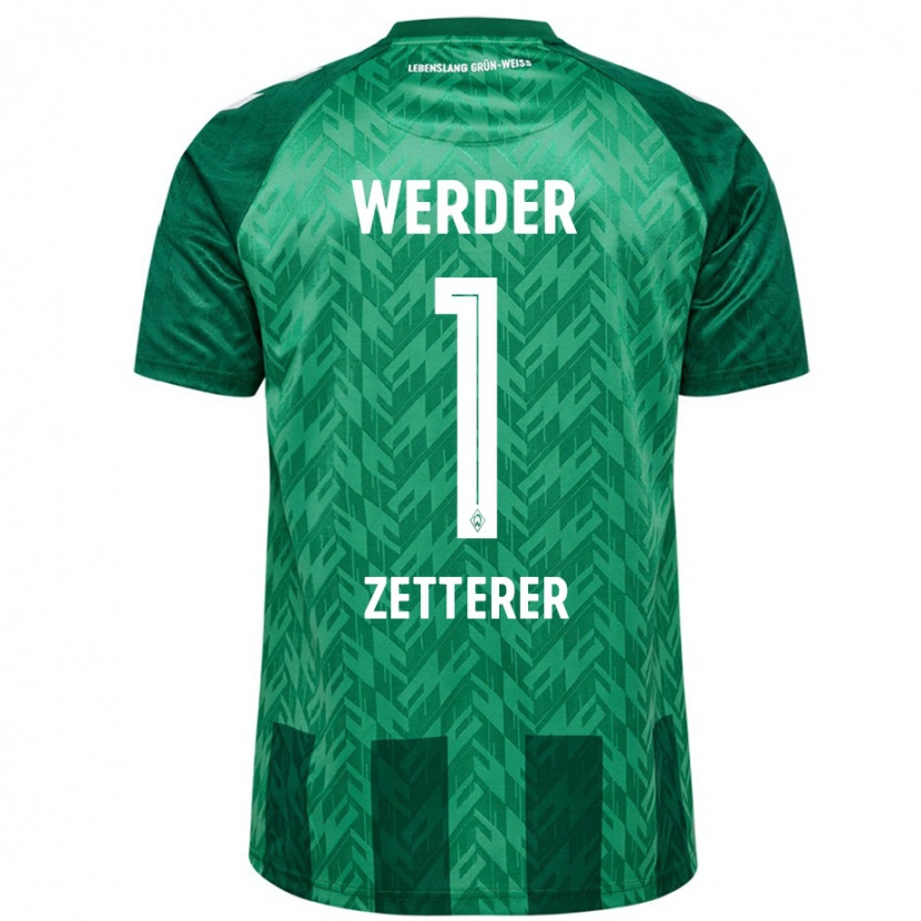 Danxen Niño Camiseta Michael Zetterer #1 Verde 1ª Equipación 2024/25 La Camisa