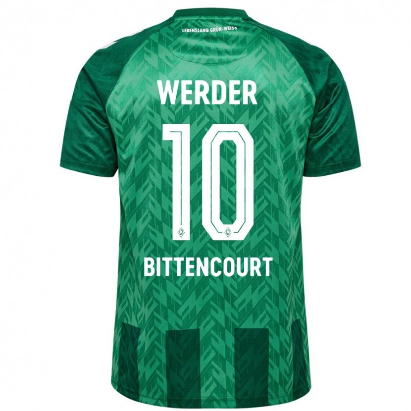 Danxen Niño Camiseta Leonardo Bittencourt #10 Verde 1ª Equipación 2024/25 La Camisa