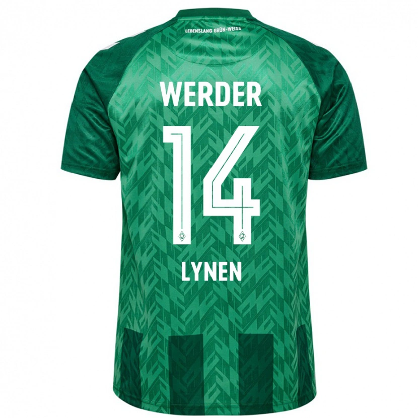 Danxen Niño Camiseta Senne Lynen #14 Verde 1ª Equipación 2024/25 La Camisa