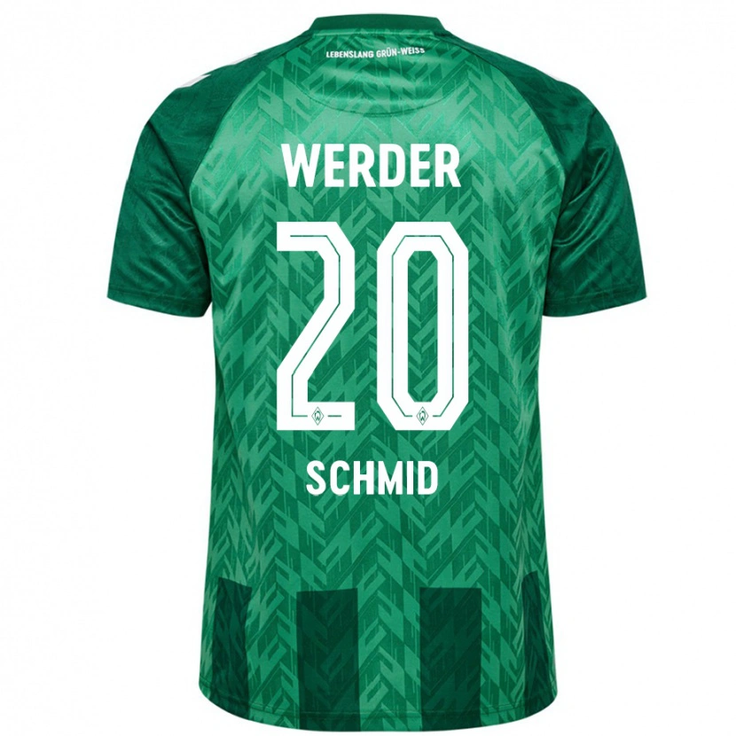 Danxen Niño Camiseta Romano Schmid #20 Verde 1ª Equipación 2024/25 La Camisa