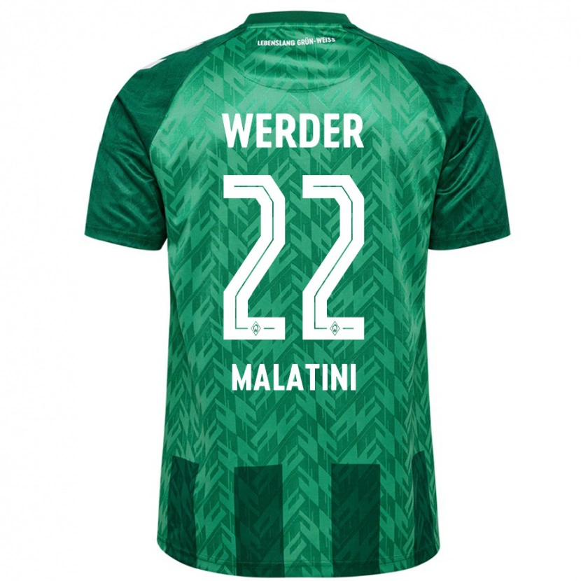 Danxen Niño Camiseta Julián Malatini #22 Verde 1ª Equipación 2024/25 La Camisa