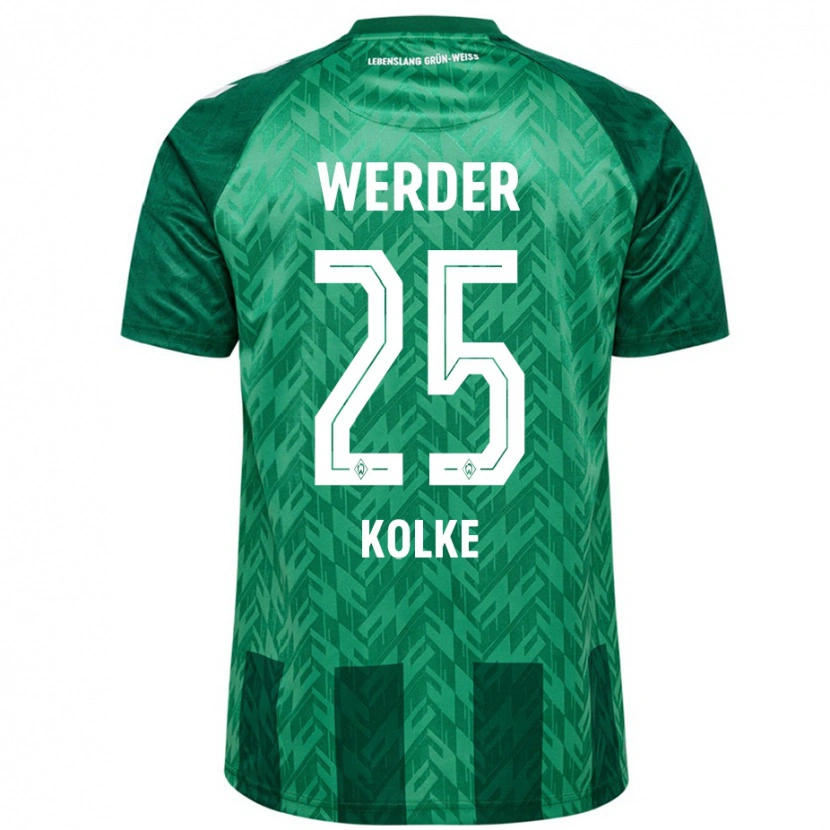 Danxen Niño Camiseta Markus Kolke #25 Verde 1ª Equipación 2024/25 La Camisa