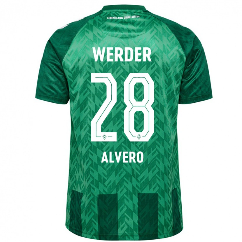 Danxen Niño Camiseta Skelly Alvero #28 Verde 1ª Equipación 2024/25 La Camisa