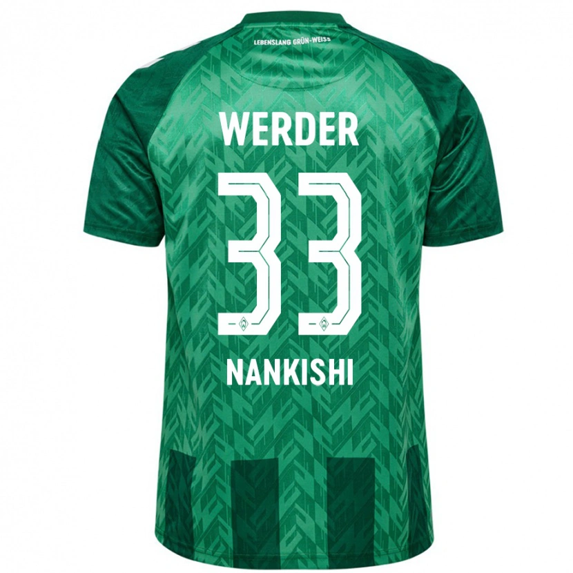 Danxen Niño Camiseta Abdenego Nankishi #33 Verde 1ª Equipación 2024/25 La Camisa