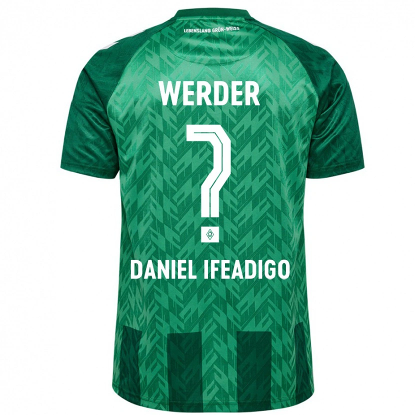 Danxen Niño Camiseta Kamsiyonna Daniel Ifeadigo #0 Verde 1ª Equipación 2024/25 La Camisa