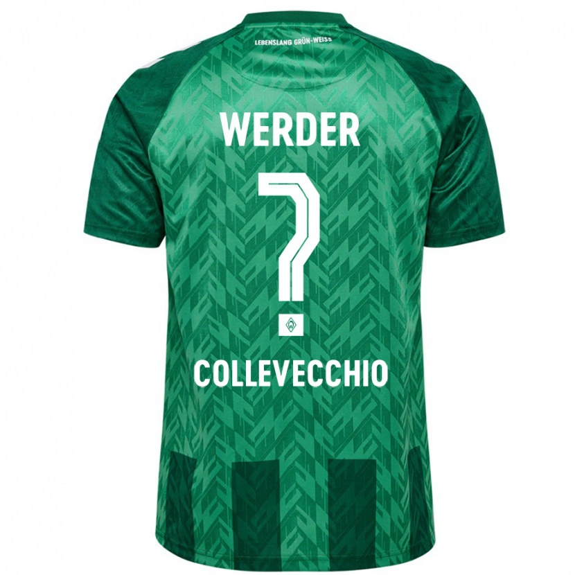 Danxen Niño Camiseta Tomás Collevecchio #0 Verde 1ª Equipación 2024/25 La Camisa