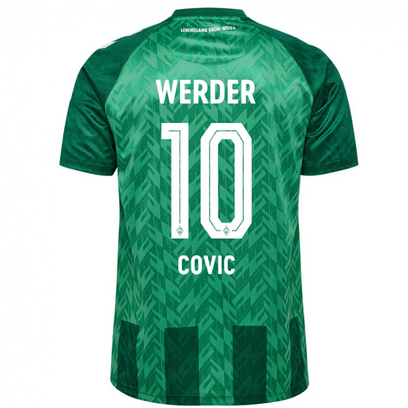 Danxen Niño Camiseta Patrice Covic #10 Verde 1ª Equipación 2024/25 La Camisa