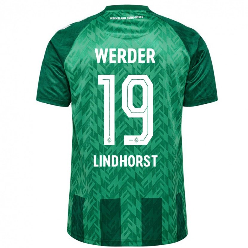 Danxen Niño Camiseta Jerrit Lindhorst #19 Verde 1ª Equipación 2024/25 La Camisa