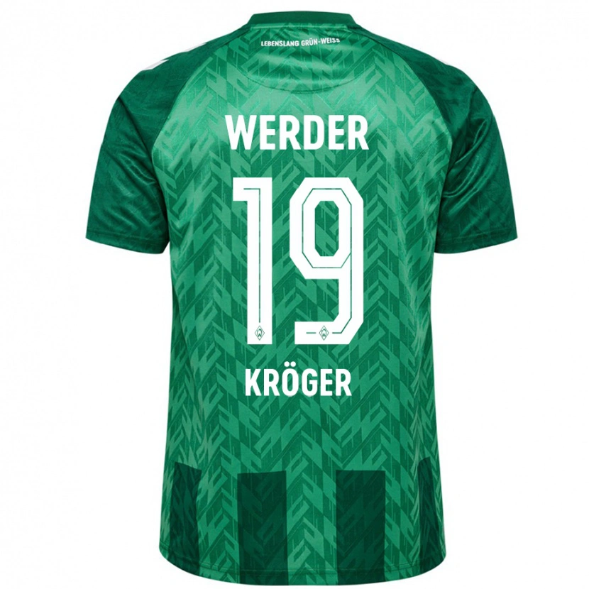 Danxen Niño Camiseta Moritz Kröger #19 Verde 1ª Equipación 2024/25 La Camisa