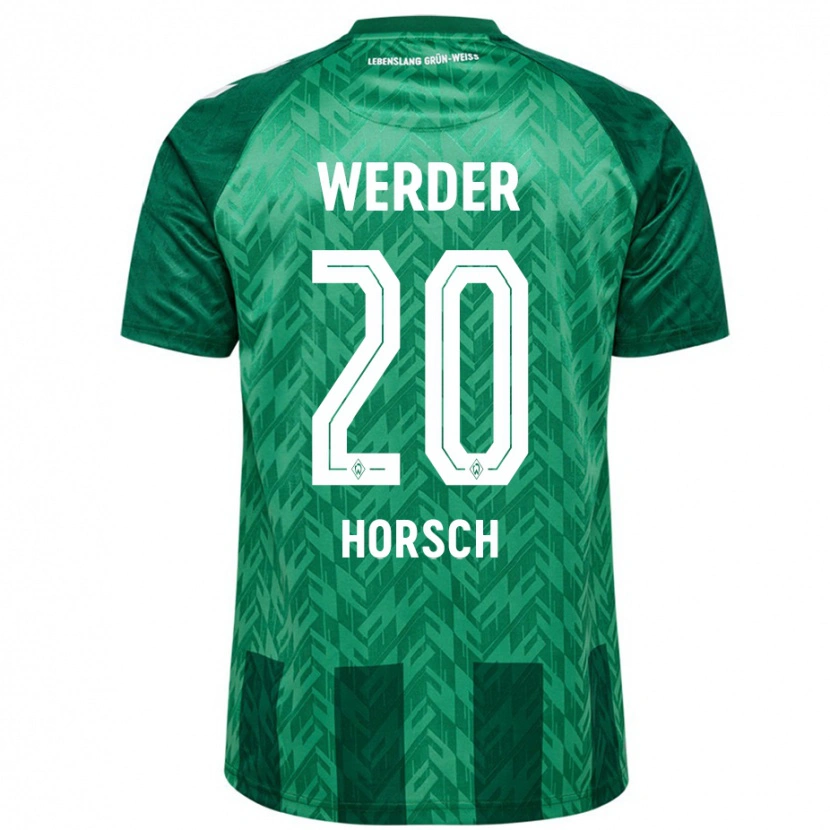 Danxen Niño Camiseta Jonas Horsch #20 Verde 1ª Equipación 2024/25 La Camisa