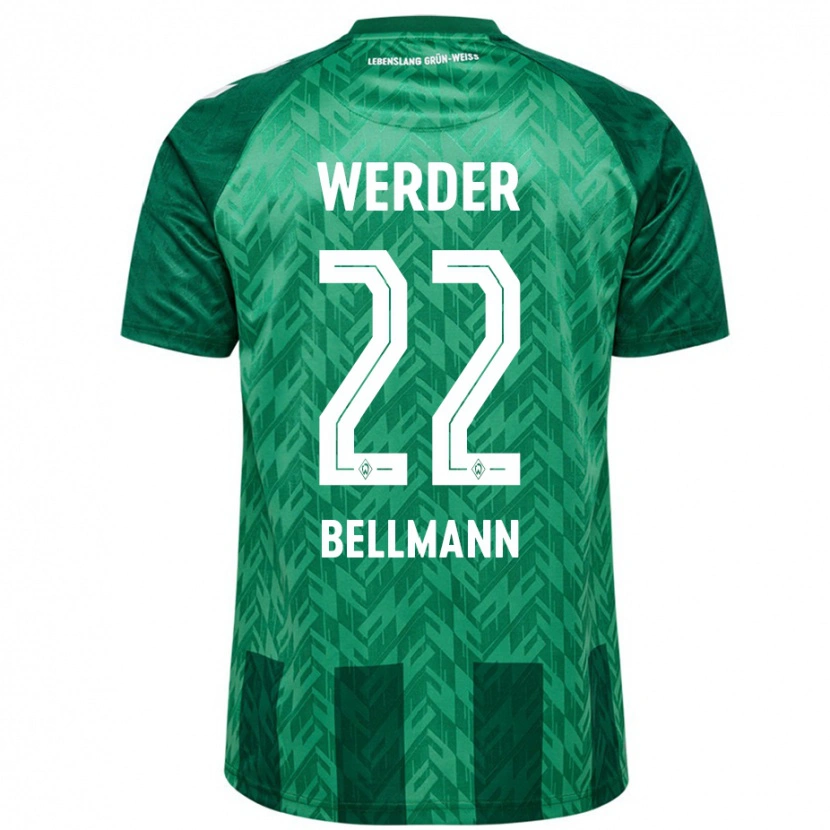 Danxen Niño Camiseta Paul Bellmann #22 Verde 1ª Equipación 2024/25 La Camisa