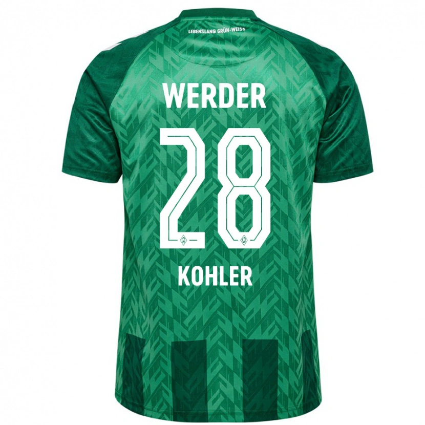 Danxen Niño Camiseta Ethan Kohler #28 Verde 1ª Equipación 2024/25 La Camisa