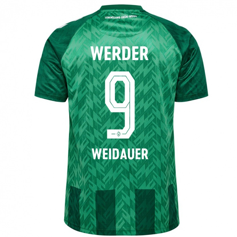 Danxen Niño Camiseta Sophie Weidauer #9 Verde 1ª Equipación 2024/25 La Camisa