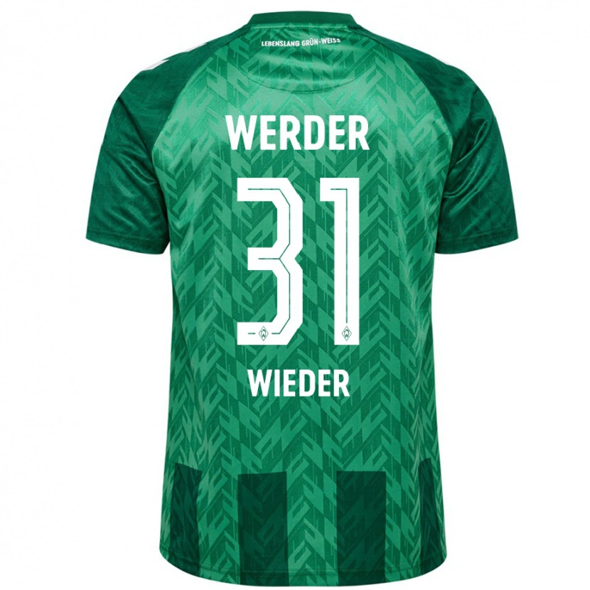 Danxen Niño Camiseta Verena Wieder #31 Verde 1ª Equipación 2024/25 La Camisa