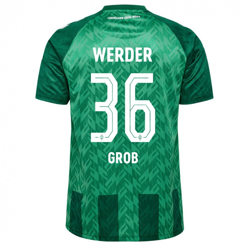 Danxen Niño Camiseta Christian Groß #36 Verde 1ª Equipación 2024/25 La Camisa