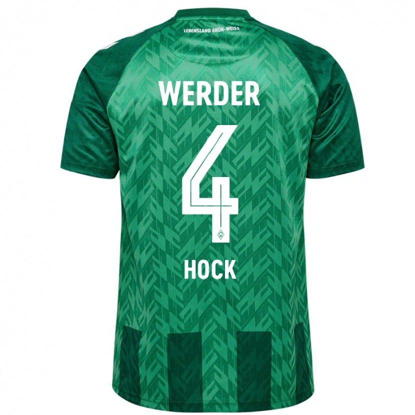 Danxen Niño Camiseta Alexander Höck #4 Verde 1ª Equipación 2024/25 La Camisa