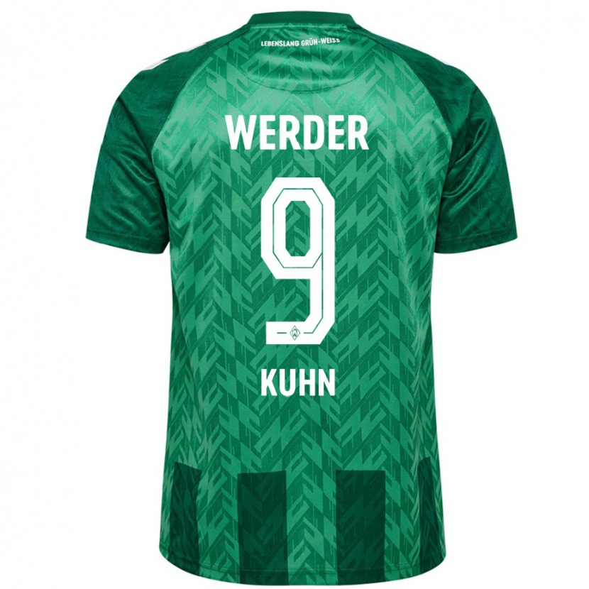 Danxen Niño Camiseta Philipp Kühn #9 Verde 1ª Equipación 2024/25 La Camisa