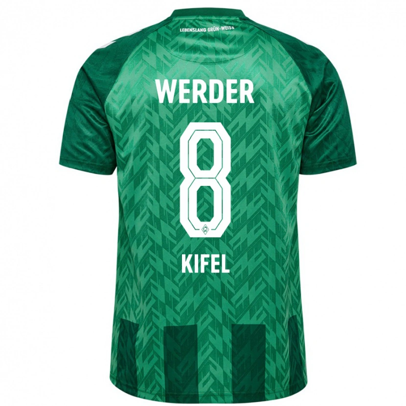 Danxen Niño Camiseta Denis Kifel #8 Verde 1ª Equipación 2024/25 La Camisa