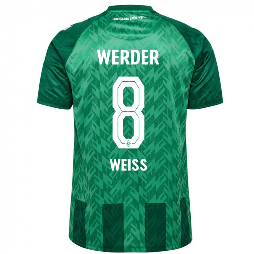 Danxen Niño Camiseta Michelle Weiss #8 Verde 1ª Equipación 2024/25 La Camisa