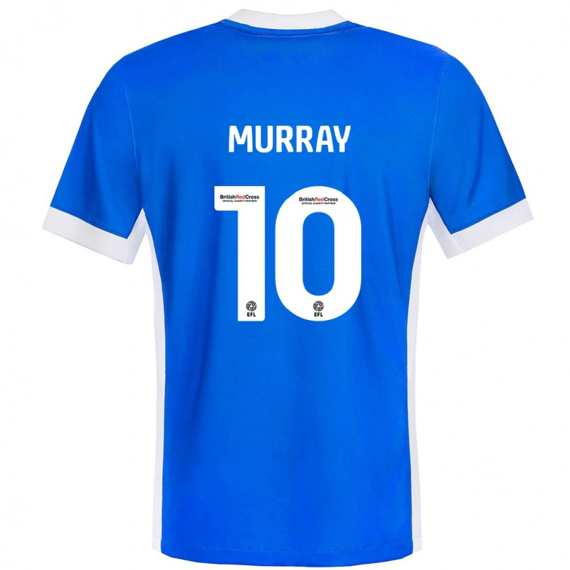 Danxen Niño Camiseta Christie Harrison-Murray #10 Azul Blanco 1ª Equipación 2024/25 La Camisa