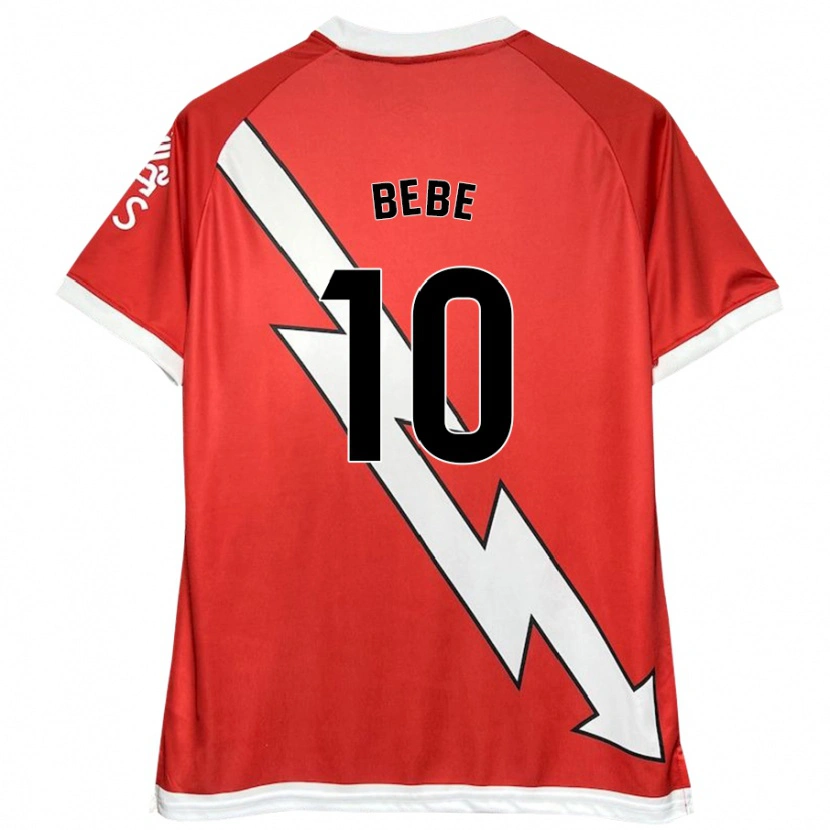 Danxen Niño Camiseta Bebé #10 Blanco Rojo 1ª Equipación 2024/25 La Camisa