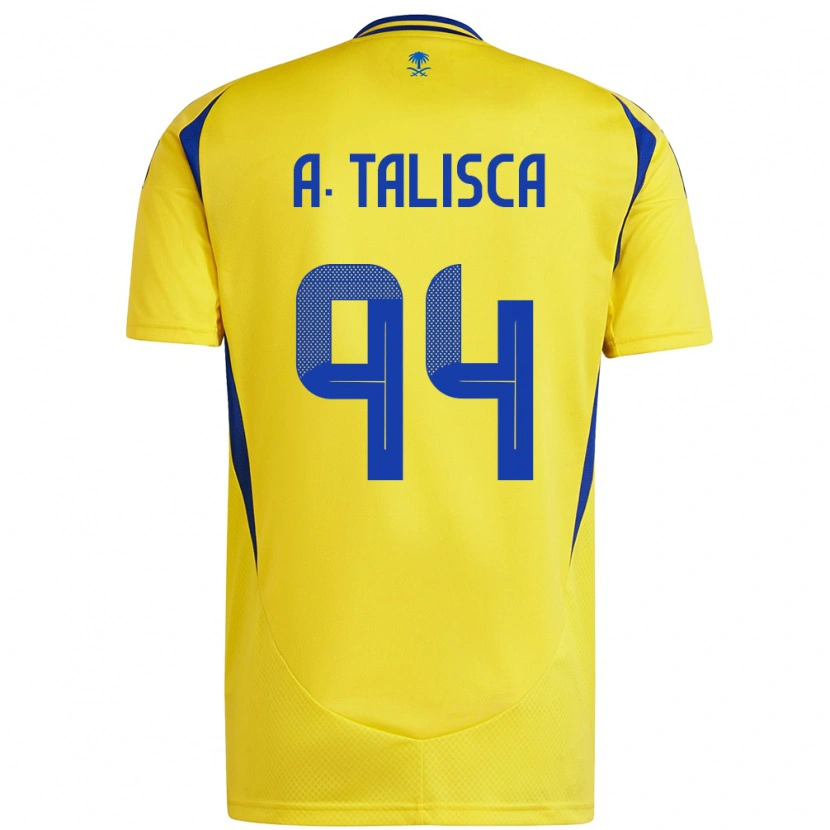 Danxen Niño Camiseta Talisca #94 Amarillo Azul 1ª Equipación 2024/25 La Camisa