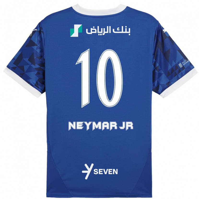 Danxen Niño Camiseta Neymar #10 Azul Oscuro Blanco 1ª Equipación 2024/25 La Camisa