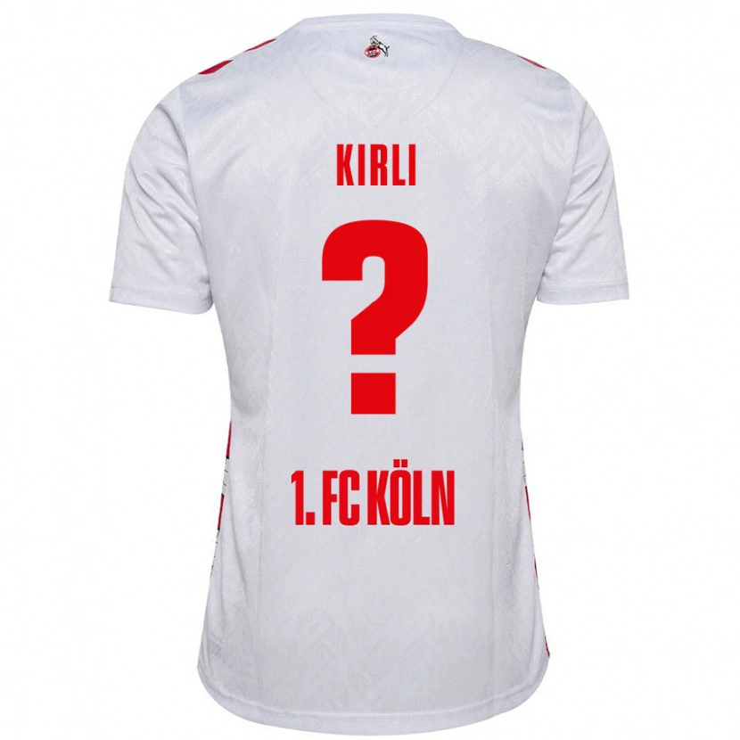 Danxen Niño Camiseta Celil-Noah Kirli #0 Blanco Rojo 1ª Equipación 2024/25 La Camisa