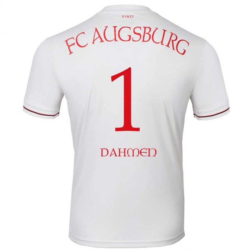 Danxen Niño Camiseta Finn Dahmen #1 Blanco 1ª Equipación 2024/25 La Camisa