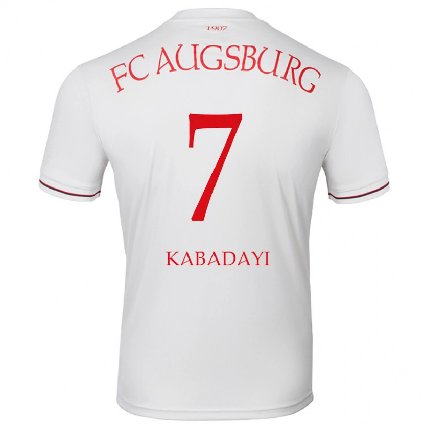 Danxen Niño Camiseta Yusuf Kabadayi #7 Blanco 1ª Equipación 2024/25 La Camisa