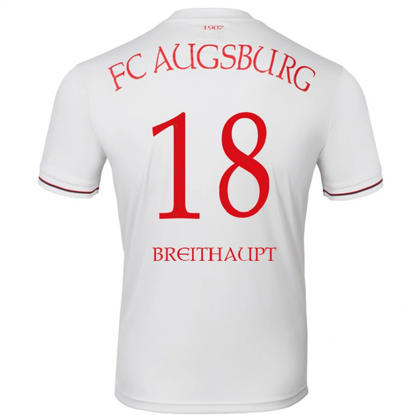 Danxen Niño Camiseta Tim Breithaupt #18 Blanco 1ª Equipación 2024/25 La Camisa