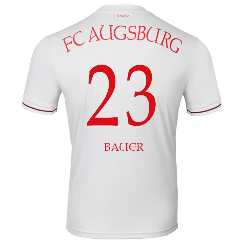 Danxen Niño Camiseta Maximilian Bauer #23 Blanco 1ª Equipación 2024/25 La Camisa