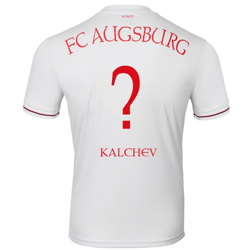 Danxen Niño Camiseta Nikola Kalchev #0 Blanco 1ª Equipación 2024/25 La Camisa