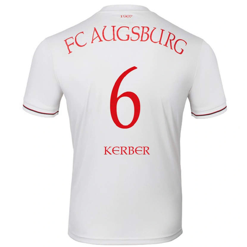 Danxen Niño Camiseta Luca Kerber #6 Blanco 1ª Equipación 2024/25 La Camisa