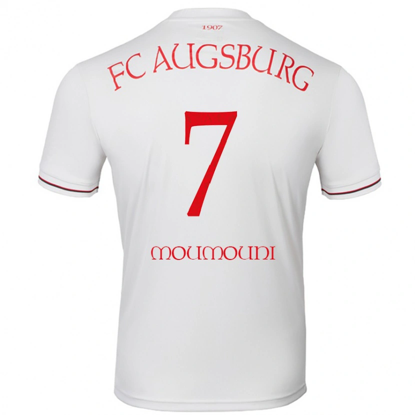 Danxen Niño Camiseta Faris Moumouni #7 Blanco 1ª Equipación 2024/25 La Camisa